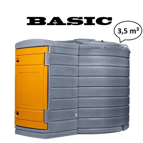Nádrž na naftu dvouplášťová s velkou distribuční skříní SWIMER 3500 l verze BASIC (6)
