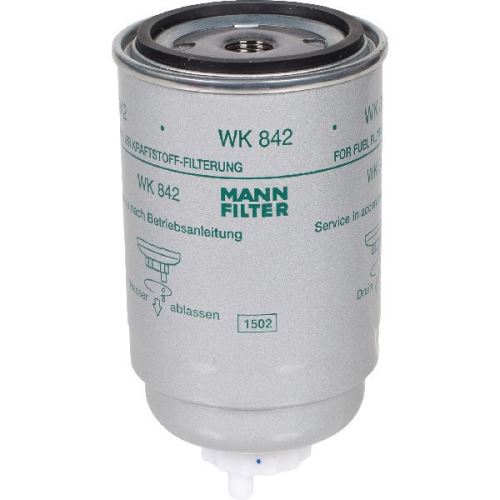 MANN FILTER WK842 palivový filtr pro BCS, Case IH, Claas, Deutz-Fahr, Fendt, Fiat