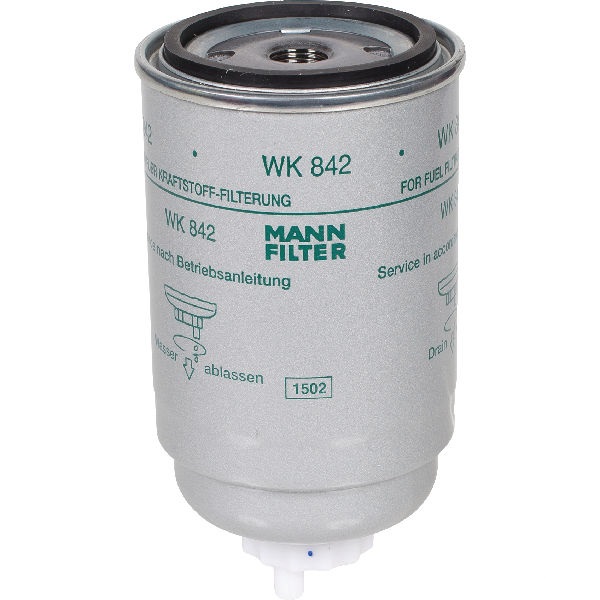 MANN FILTER WK842 palivový filtr vhodný pro BCS, Case IH, Claas, Deutz-Fahr, Fendt, Fiat
