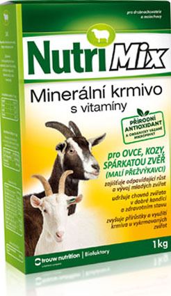 Nutrimix pro ovce, kozy, spárkatou zvěř - doplňkové minerálně vitamínové krmivo 1 kg 