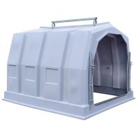 Bouda pro hromadný odchov 6 telat La GÉE bez ohrádky, věk 5 - 6 měsíců Bouda pro hromadný odchov 6 telat La GÉE bez ohrádky, věk 5 - 6 měsíců