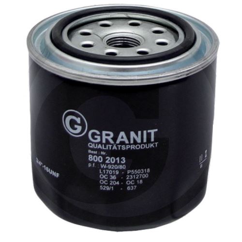 Granit 8002013 filtr motorového oleje vhodný pro JCB