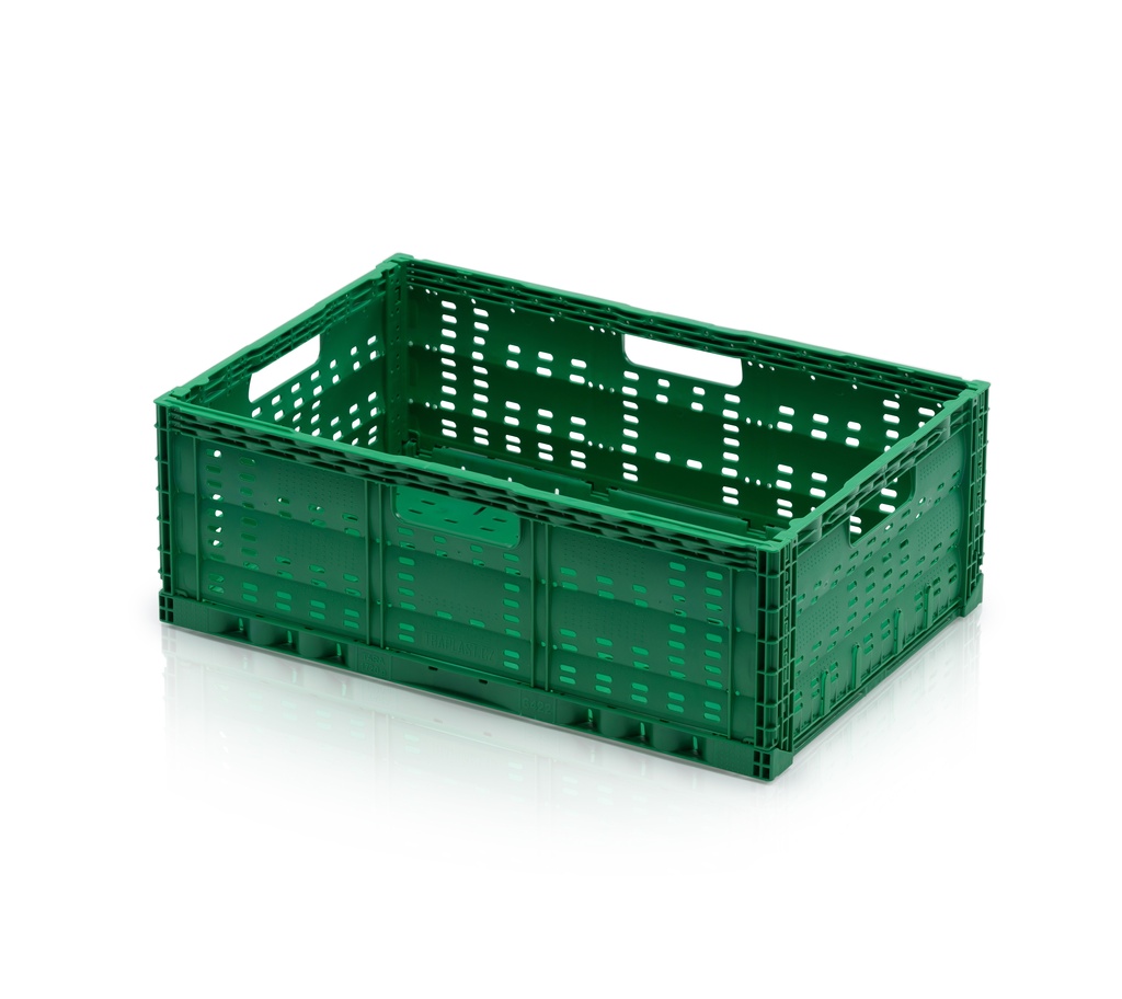 Skládací plastová přepravka na ovoce a zeleninu velká nosnost 20 kg