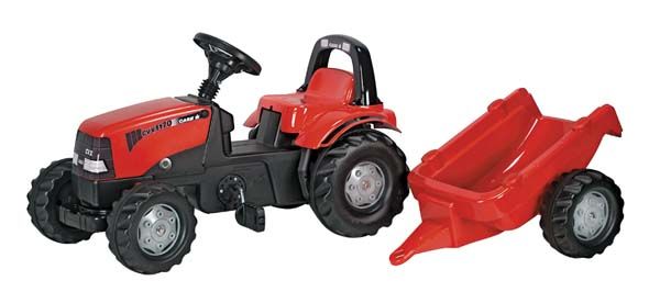 Rolly Toys - šlapací traktor Case s vozíkem modelová řada Rolly Kid