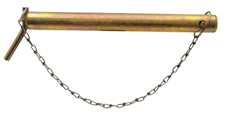 Kolík kat. 0 pro spodní závěs třetího bodu s řetězem a závlačkou délka 250 mm