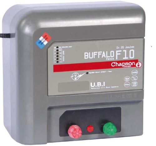 Chapron Buffalo F10 chytrý síťový zdroj napětí pro elektrický ohradník 230V, 10J