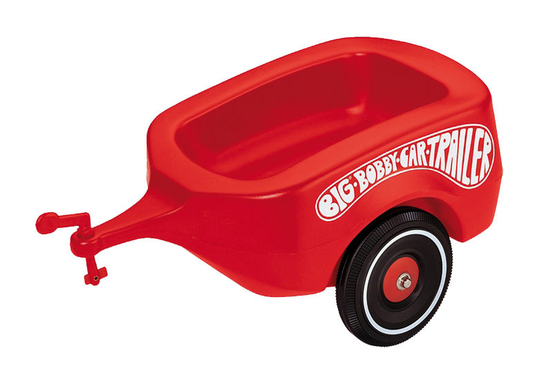 BIG - Bobby Car Trailer - přídavný vozík červený