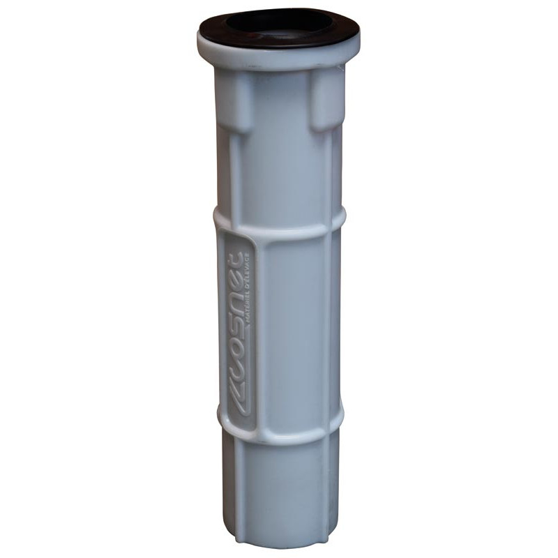 Krátké plastové pouzdro pro kulaté sloupky Cosnet o průměru 102 mm