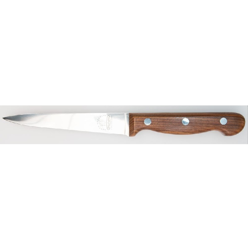 Řeznický píchací a špikovací nůž 15 cm LUX Profi rovný dřevěná střenka palisandr