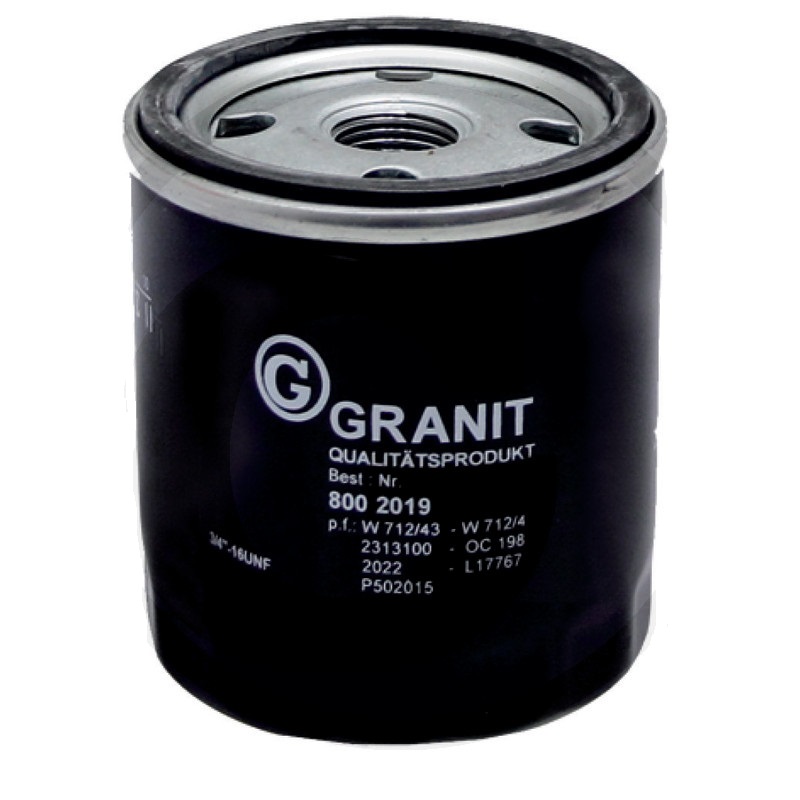Granit 8002019 olejový filtr motorového oleje na traktor Doppstadt, Holder, Weidemann