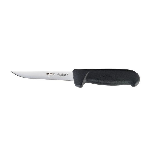 Řeznický vykosťovací nůž 12 cm rovný plastová rukojeť