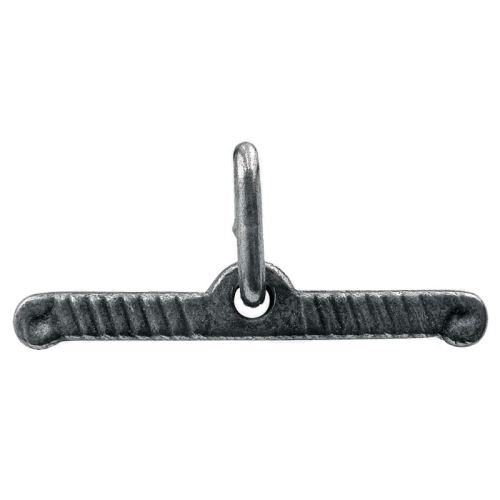 Klička s článkem síla 5 mm (zároubičí)  délka 100 mm lesklá bez povrchové úpravy
