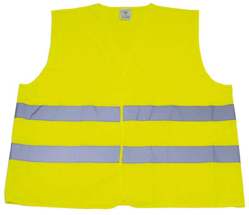 Reflexní vesta žlutá do auta i na koně
