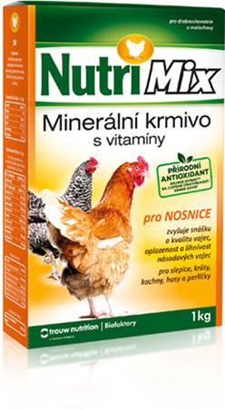 Nutrimix pro nosnice, vitamíny a minerály pro slepice, krůty, kachny, husy, perličky 20 kg
