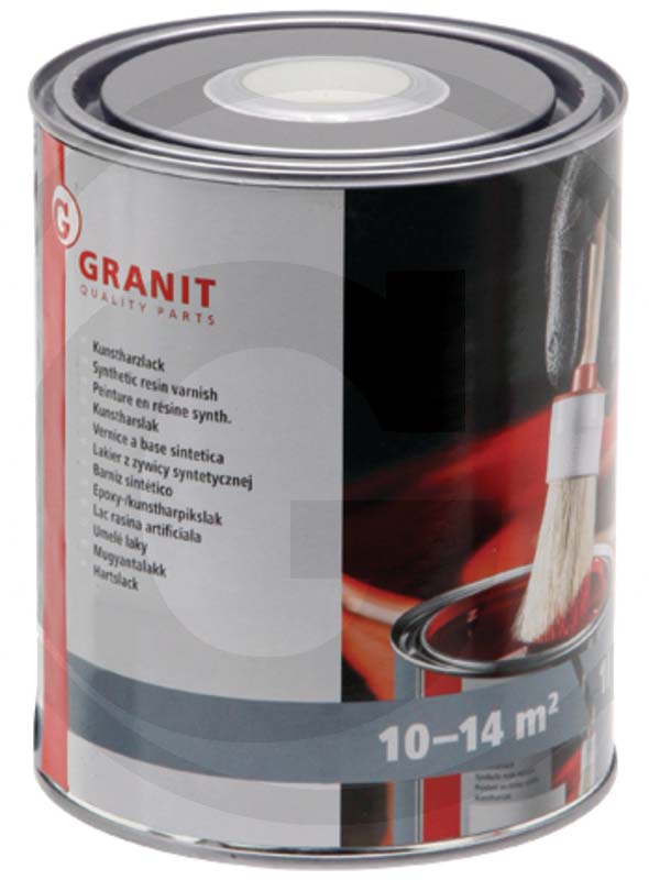 Syntetická barva, lak Granit Nopolux 1000 ml na nakladače Kramer odstín červený