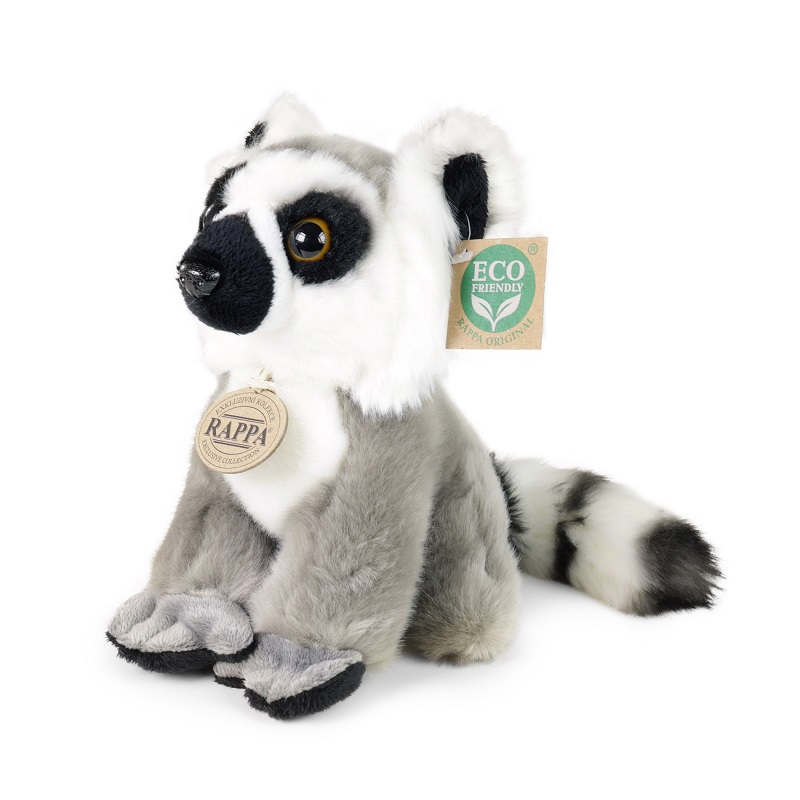 Plyšový lemur sedící Rappa velikost 18 cm