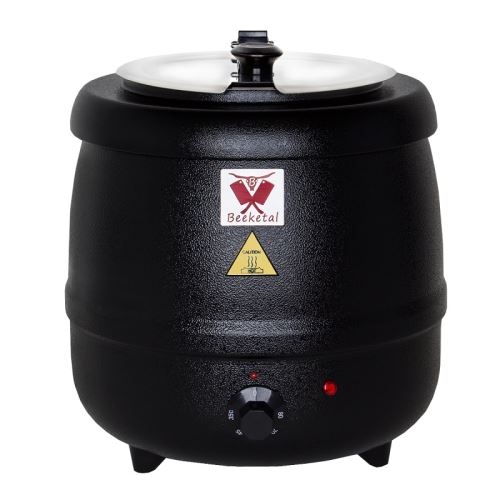 Elektrický kotlík na polévku, polévkový hrnec BEEKETAL SB600 na 9 l s termostatem (2)