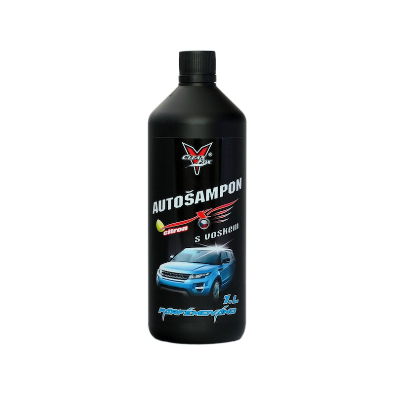 CleanFox autošampon s voskem na mytí vozidla s vůní citrónu, 1000 ml