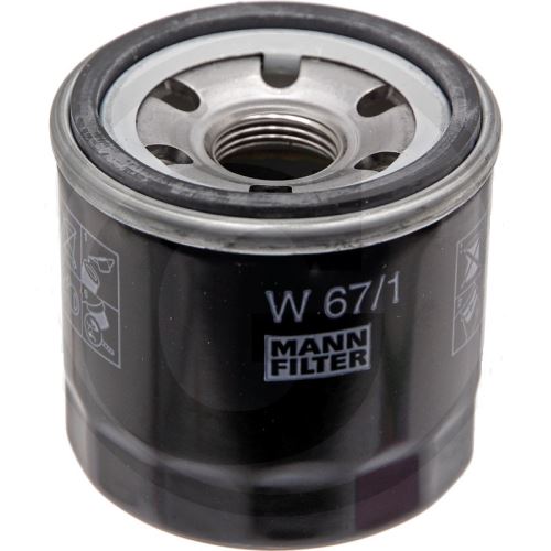 MANN FILTER W67/1 filtr motorového oleje vhodný pro Bobcat, John Deere, Kubota
