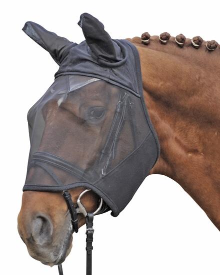 Maska proti hmyzu na koně HKM černá velikost 1