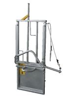 Fixační čelo PASDELOU na odrohování, očkování a číslování telat (2)