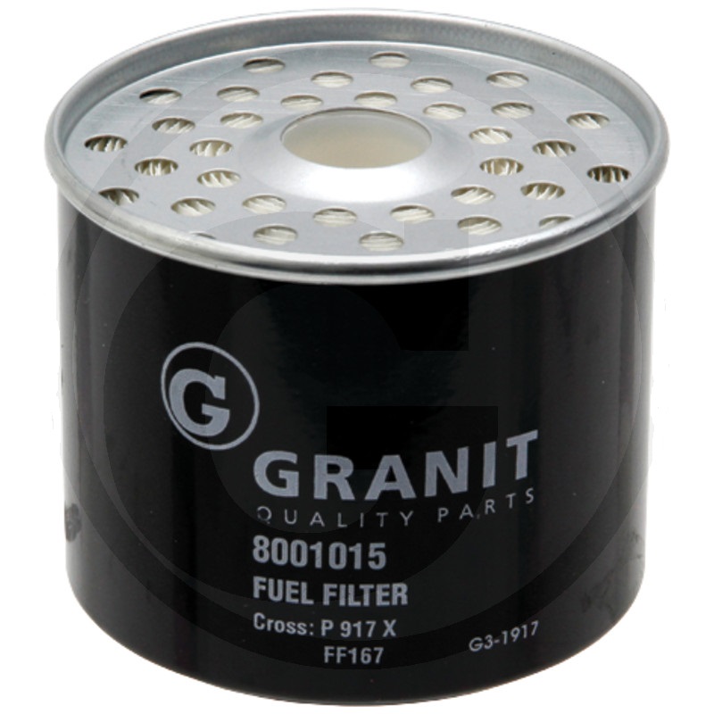 Granit 8001015 palivový filtr vhodný pro BCS, Case IH, Claas, Deutz-Fahr, Fendt, Fiat