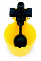 Misková hadičková napáječka pro křepelky a ptactvo plováková s kuličkou