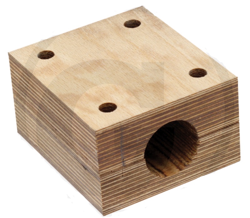Dřevěné ložisko průměr 40 mm pro hřídel vytřásadla vhodné pro kombajny John Deere