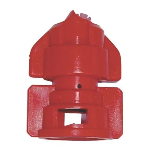 Agrotop TDHS asymetrická injektorová tryska 110° keramika potažená plastem červená