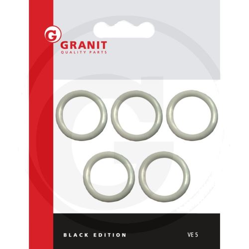 Těsnění O kroužek na hadicové rychlospojky a příslušenství Granit BLACK EDITION 5 ks