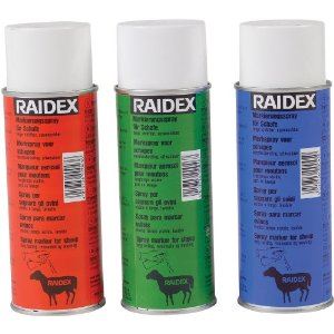 Značkovací sprej Raidex pro ovce 400 ml červený
