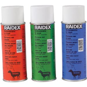 Značkovací sprej Raidex pro ovce 500 ml červený