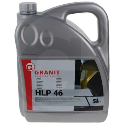 Hydraulický olej Granit Hydroclassic HLP 46 5 l do bagru, traktoru, štípačky