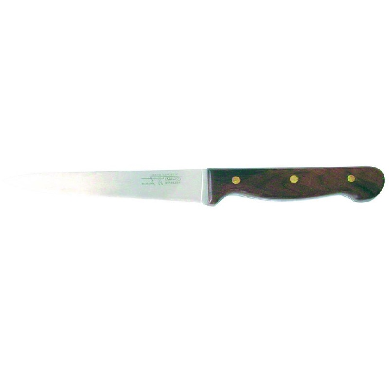 Kuchyňský špikovací nůž 15 cm LUX Profi rovný dřevěná střenka palisandr