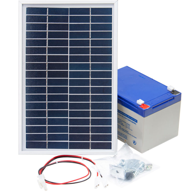 Solární panel 6W pro bateriové zdroje napětí Olli 9.07 B a 9.07 S na elektrický ohradník