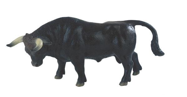 Bullyland - figurka černý býk Manolo