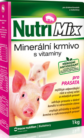 Nutrimix pro prasata a selata – doplňkové minerálně vitamínové krmivo 1 kg