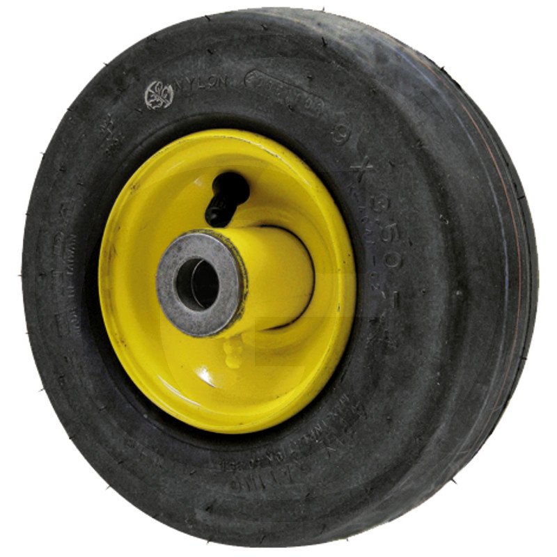 Kompletní kolo 9 x 3.50-4 bezdušová pneumatika pro zahradní traktory John Deere F