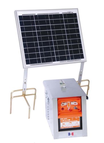 CLOTSEUL VIC 355 bateriový zdroj napětí pro elektrický ohradník se solárem 30 W, 4,85J