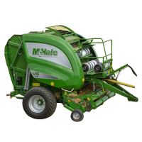 Svinovací lis na seno, slámu, senáž McHale V6750-II variabilní komora 3 pásy kulaté balíky