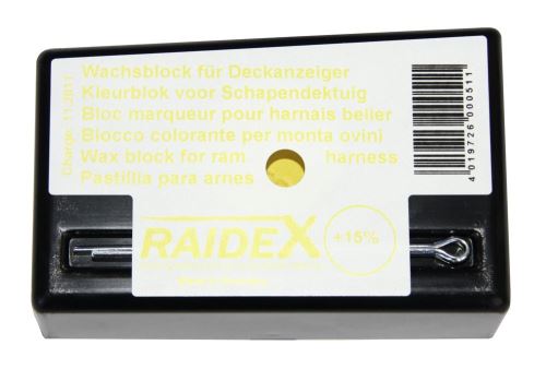 Křída Raidex k označení oplodněných ovcí žlutá