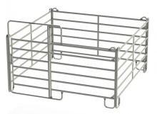 Mobilní box pro koně z ohradních panelů 3 x 3 m