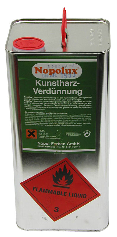 Syntetické ředidlo na syntetické barvy, laky Nopolux 12 l