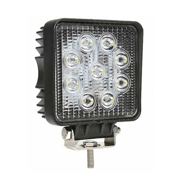 LED pracovní světlomet hranatý 9 High Performance LEDs 10-36V 27 W 2025 Lumen