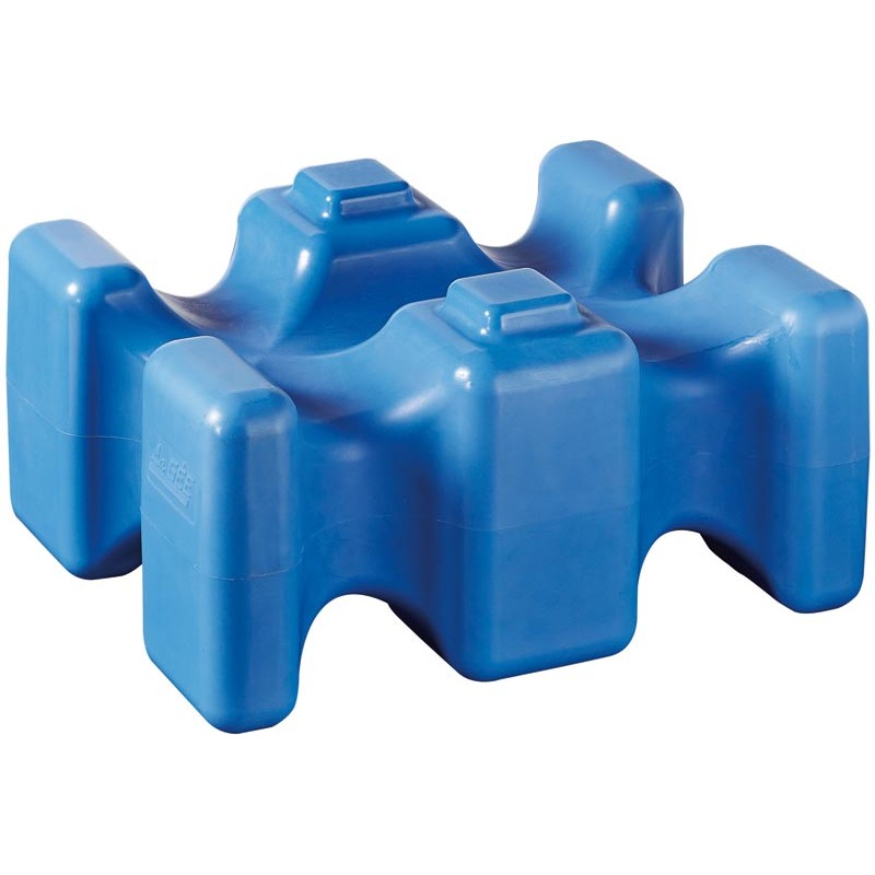 Plastový stojan na kavalety pro koně La GÉE Easy Block modrý 50 x 24 x 40 cm