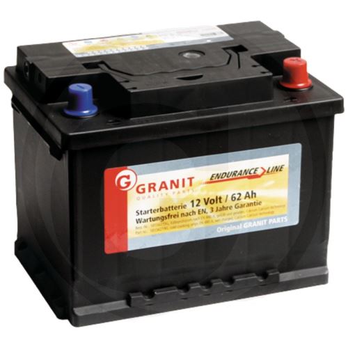 Auto baterie Granit Endurance Line 12V / 62Ah, patice B3 vhodná pro New Holland