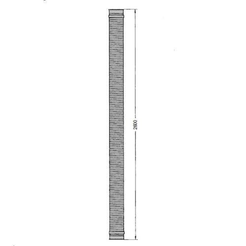 OK 160 Polyuretanová sací hadice Kongskilde 2,5 m