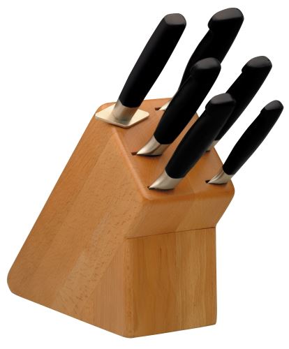Sada kuchařských nožů dřevěný blok Burgvogel Solingen 1460.951.00.0 - 6 dílný