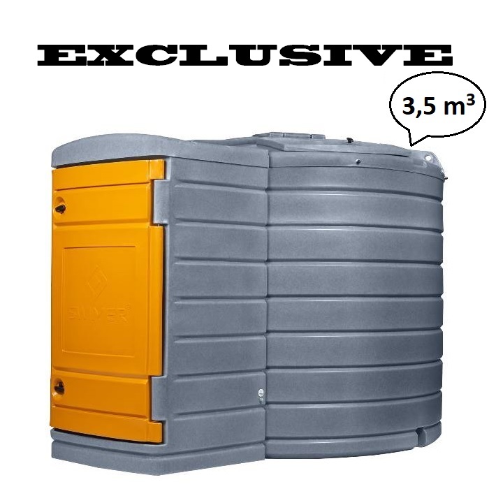 Nádrž na naftu dvouplášťová s velkou distribuční skříní SWIMER 3500 l verze EXCLUSIVE