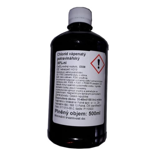Chlorid vápenatý 36% roztok CaCl2 500 ml